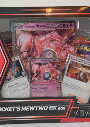 Team Rocket's Mewtwo EX box