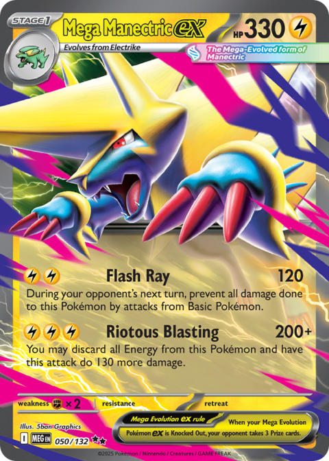 Mega Manectric ex - MEG #50