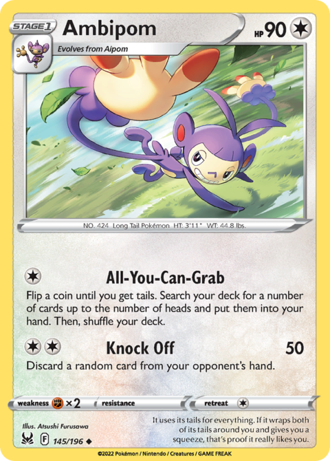 Ambipom - LOR #145 - Normal