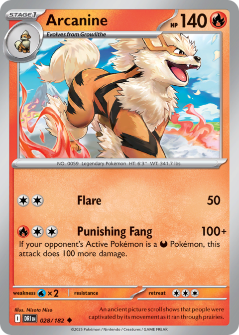 Arcanine - DRI #28 - Normal