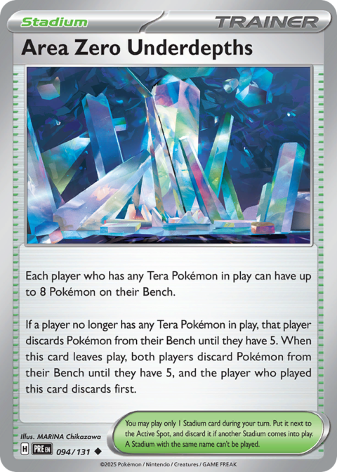 Area Zero Underdepths - PRE #94 - Reverse Holo