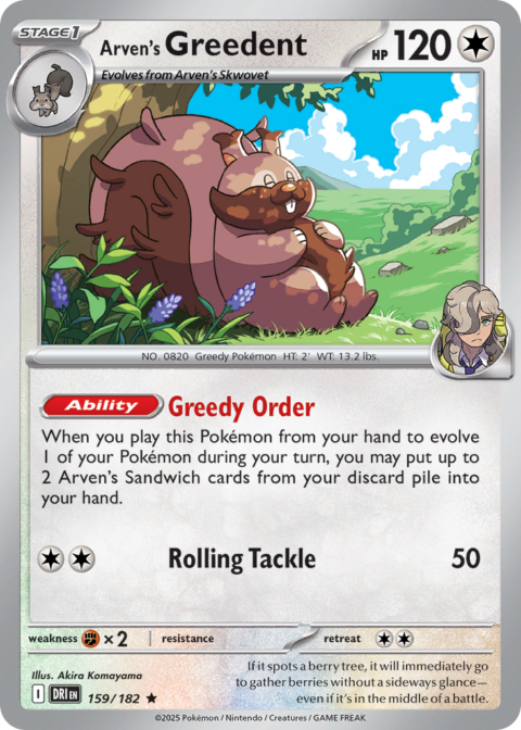 Arven's Greedent - DRI #159 - Holo