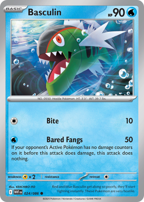 Basculin - WHT #24 - Reverse Holo
