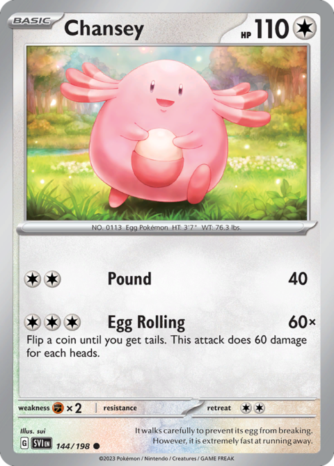 Chansey - SVI #144 - Normal