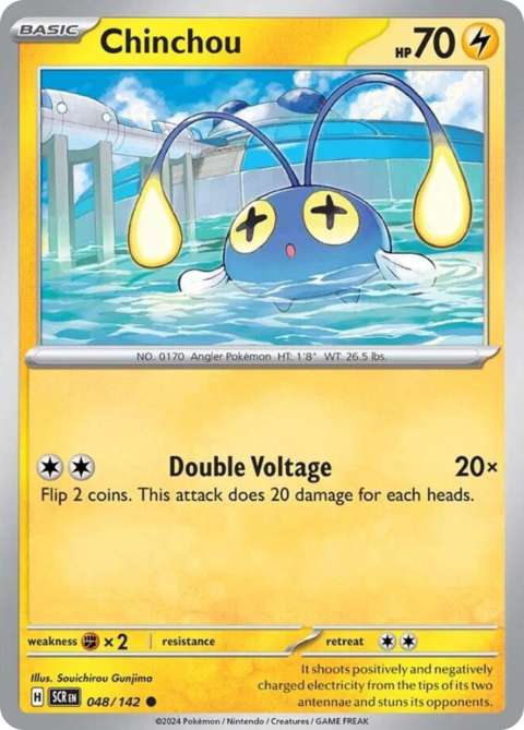 Chinchou - SCR #48 - Reverse Holo