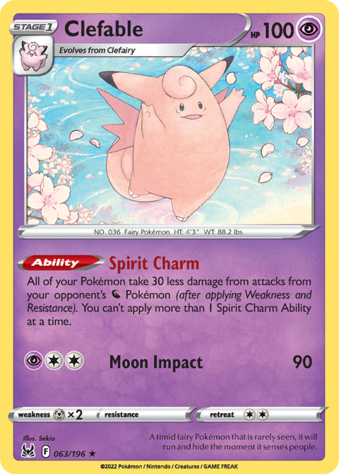 Clefable - LOR #63 - Normal