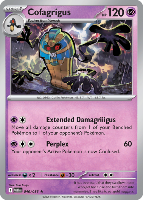 Cofagrigus - WHT #40 - Holo