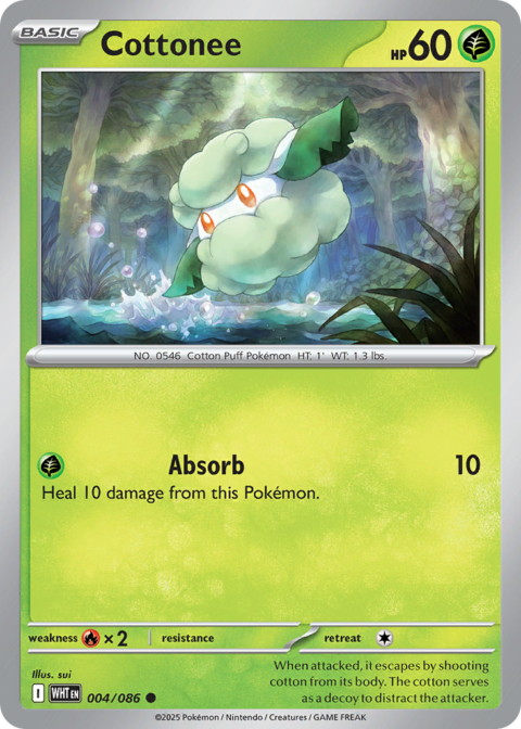 Cottonee - WHT #4 - Reverse Holo