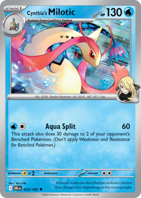Cynthia's Milotic - DRI #53 - Normal