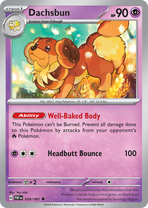 Dachsbun - PAF #39 - Reverse Holo