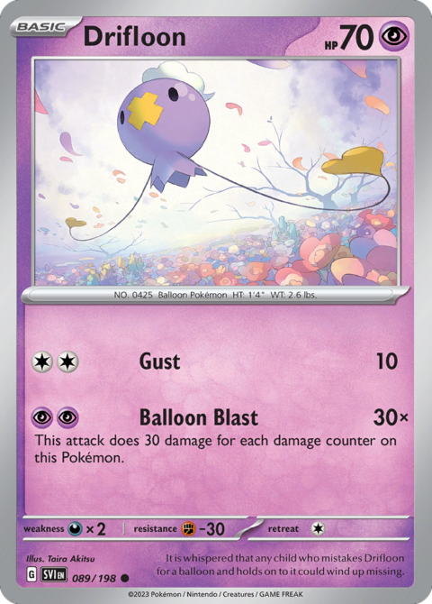 Drifloon - SVI #89 - Reverse Holo