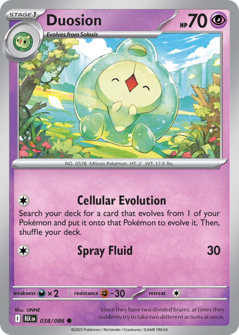 Duosion - BLK #38 - Reverse Holo