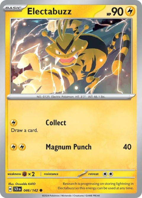 Electabuzz - SCR #46 - Reverse Holo