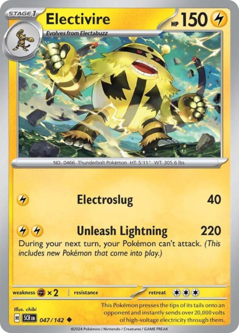 Electivire - SCR #47 - Reverse Holo