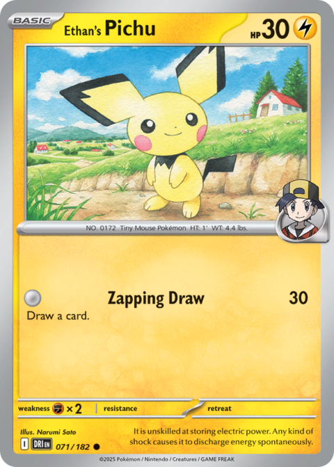 Ethan's Pichu - DRI #71 - Normal