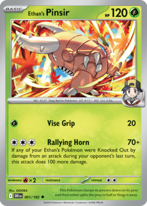 Ethan's Pinsir - DRI #1 - Normal
