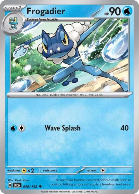Frogadier - SCR #40 - Reverse Holo