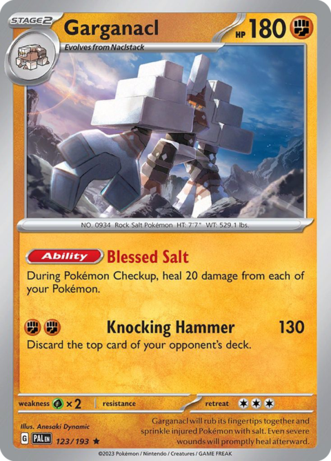 Garganacl - PAL #123 - Reverse Holo