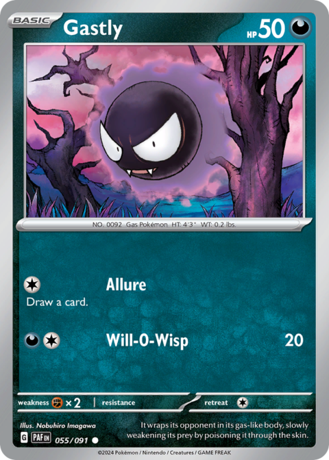Gastly - PAF #55 - Reverse Holo