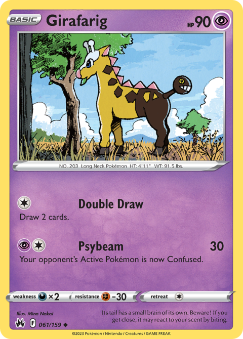 Girafarig - CRZ #61 - Normal