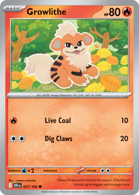 Growlithe - DRI #27 - Normal
