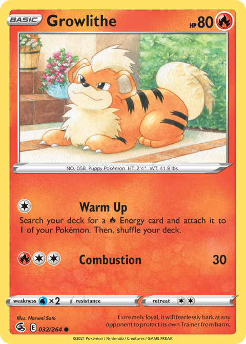 Growlithe - FST #32 - Normal