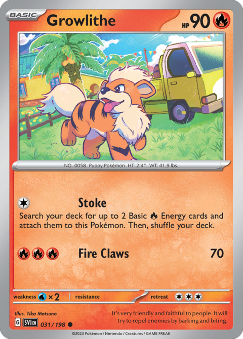 Growlithe - SVI #31 - Normal