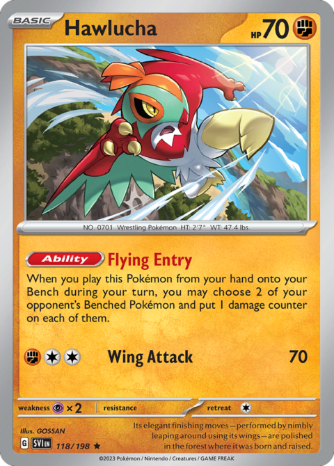 Hawlucha - SVI #118 - Holo