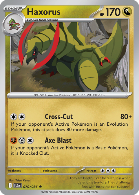 Haxorus - BLK #70 - Normal