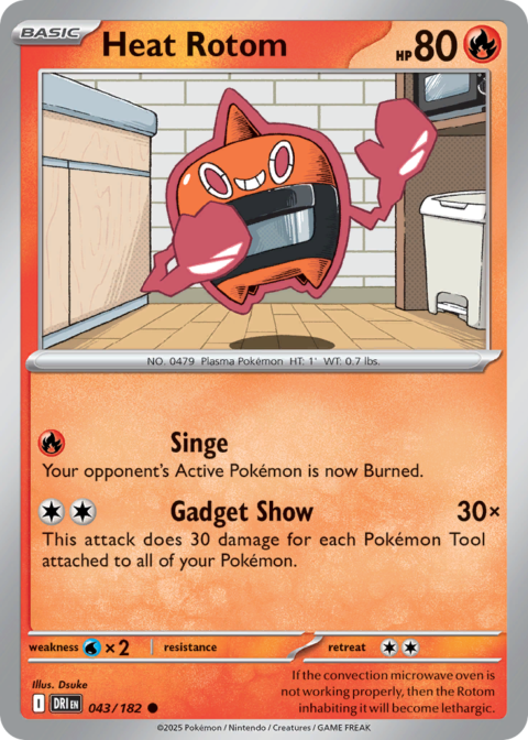 Heat Rotom - DRI #43 - Normal