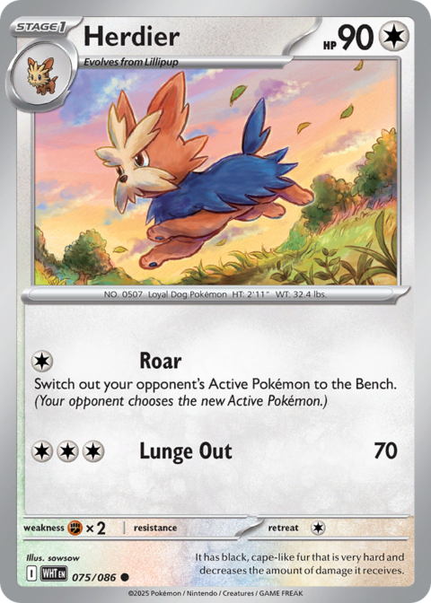 Herdier - WHT #75 - Reverse Holo