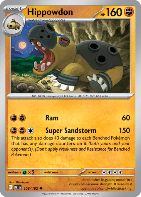 Hippowdon - DRI #106 - Normal