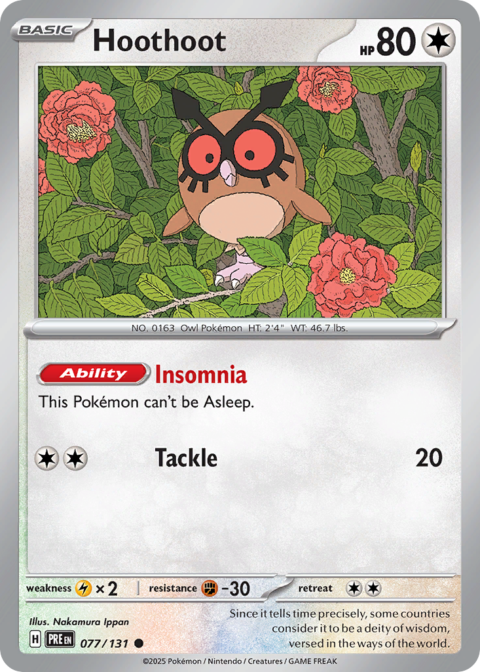 Hoothoot - PRE #77 - Normal