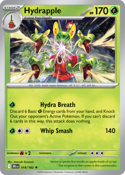 Hydrapple - DRI #18 - Reverse Holo