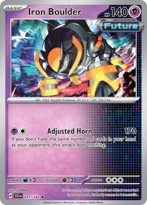 Iron Boulder - SCR #71 - Reverse Holo