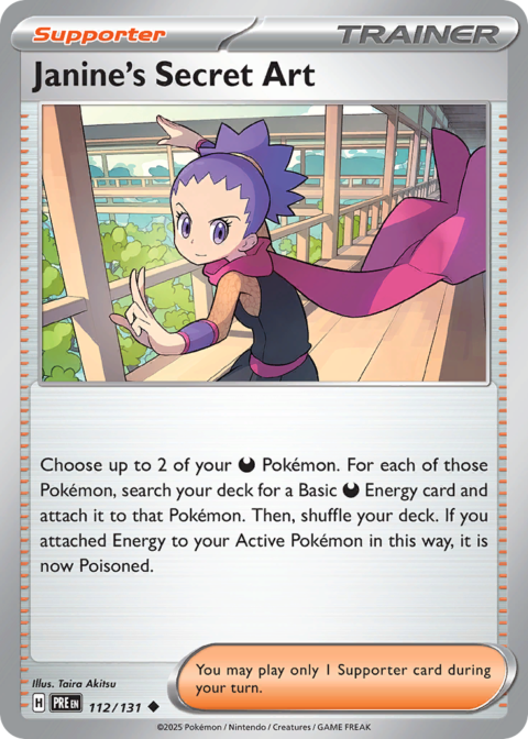 Janine's Secret Art - PRE #112 - Reverse Holo