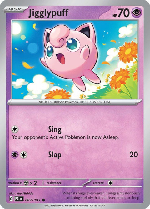 Jigglypuff - PAL #83 - Normal