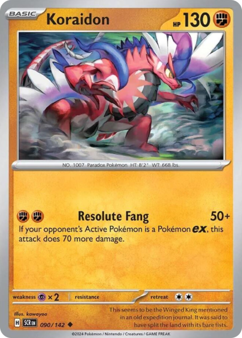 Koraidon - SCR #90 - Reverse Holo