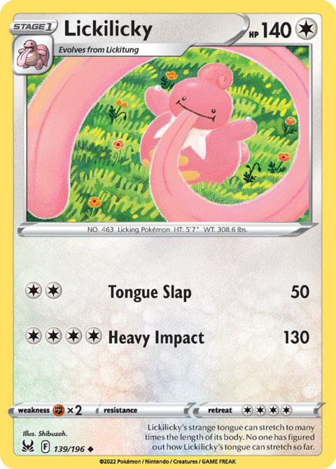 Lickilicky - LOR #139 - Normal