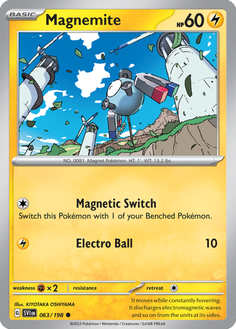 Magnemite - SVI #63 - Normal