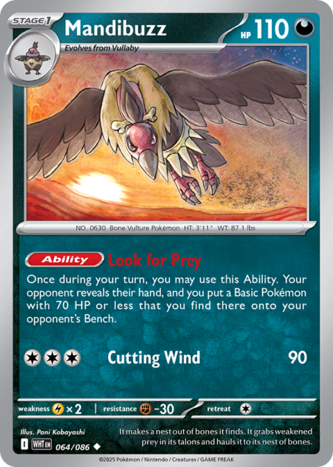 Mandibuzz - WHT #64 - Reverse Holo