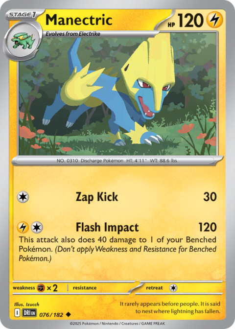 Manectric - DRI #76 - Reverse Holo