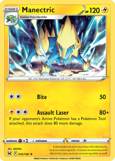 Manectric - LOR #55 - Normal