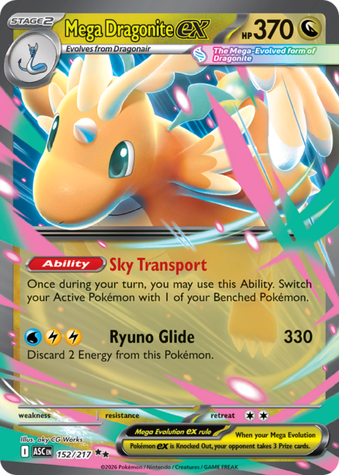 Mega Dragonite ex - ASC #152