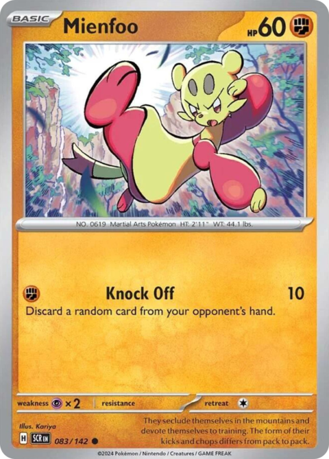Mienfoo - SCR #83 - Reverse Holo