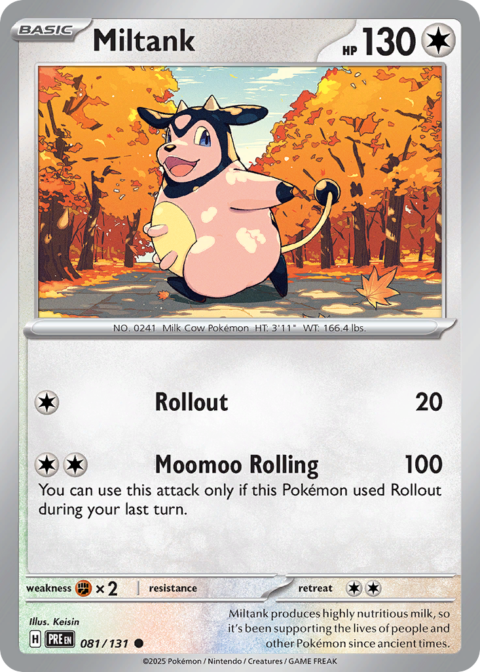 Miltank - PRE #81 - Reverse Holo