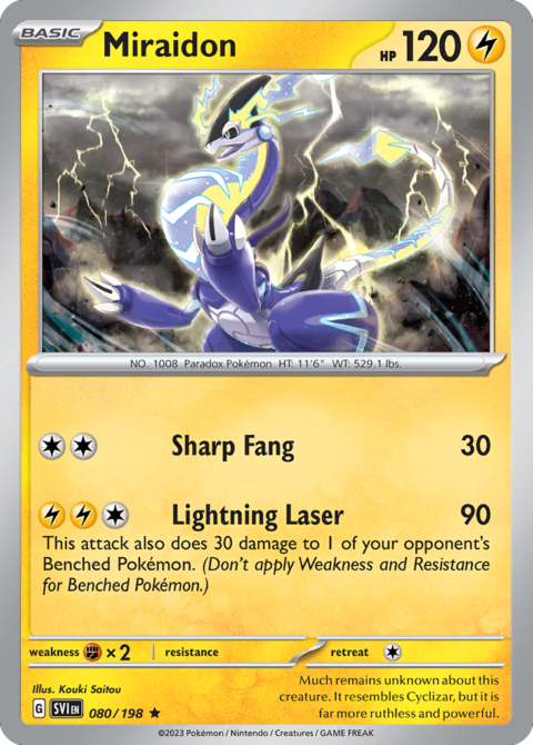 Miraidon - SVI #80 - Reverse Holo