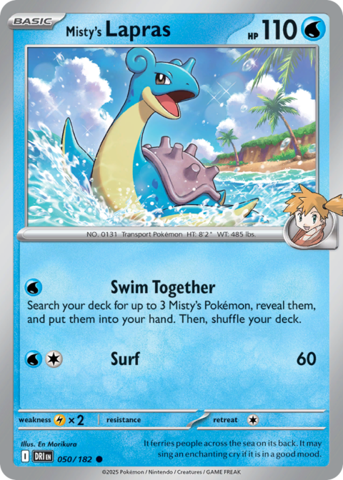 Misty's Lapras - DRI #50 - Normal