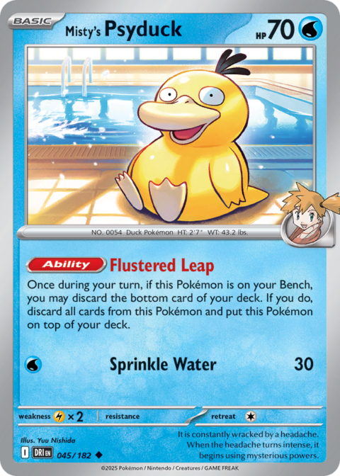 Misty's Psyduck - DRI #45 - Normal