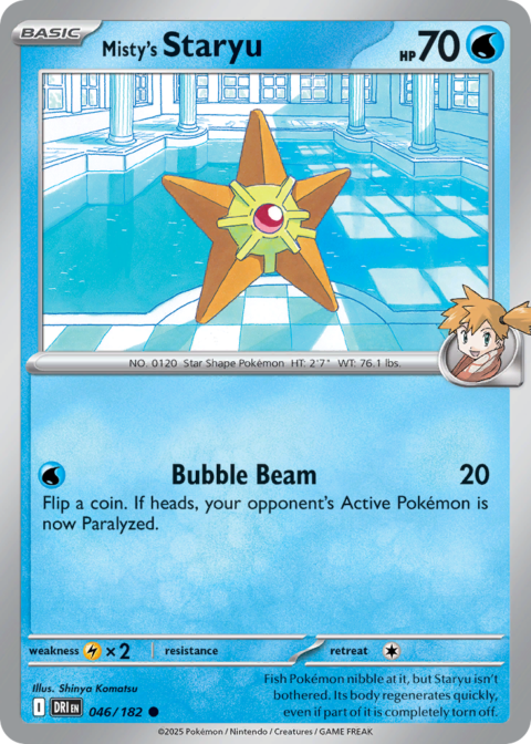 Misty's Staryu - DRI #46 - Normal